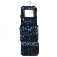 Hanging Cosmetic Case - Blue Bubbles